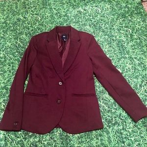 Gap Factory Maroon/Crimson Blazer